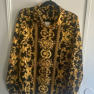 Women’s blouse black and gold